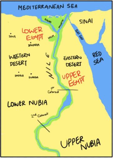 who joined the upper and lower egypt